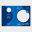 © Printing design - Concept cover booklet, catalog, trendy abstract design, modern graphic style.