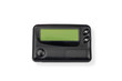 A pager or a beeper ,One way pagers can only receive messages on white background.Isolated