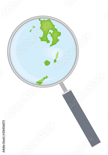 虫眼鏡と都道府県別の日本地図のイラスト 鹿児島県 47都道府県別データ グラフィック素材 Stock Vector Adobe Stock 虫眼鏡と都道府県別の日本地図のイラスト 鹿児島県 47都道府県別データ グラフィック素材 Stock Vector Adobe Stock