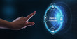 © putilov_denis - Fintech -financial technology concept.Young businessman  select the icon Fintech on the virtual display.