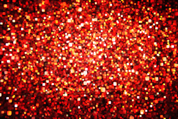 Poster - Beautiful bokeh on a black background