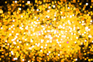 Poster - Beautiful bokeh on a black background