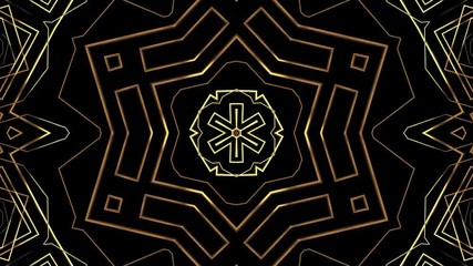 Wall Mural - 20s retro style. abstract art deco style linear geometric gold pattern 1920s vintage background.
