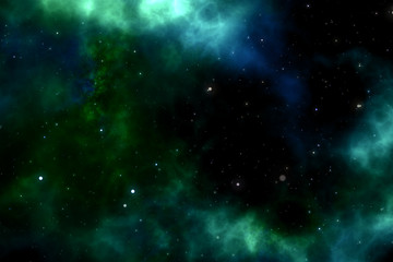 Canvas Print - abstract space background