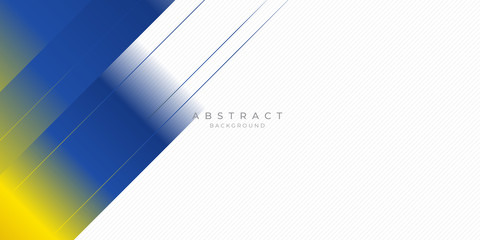 Blue yellow white abstract background suit for presentation design