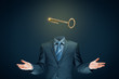 © jirsak - Coach has a key to unlock potential - motivation concept