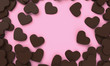 © Camelt studio - 3D render heart on minimal wallpaper backdrop