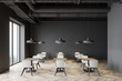 © ImageFlow - Gray Industrial style cafe interior