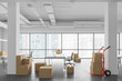 © ImageFlow - Boxes in new open space office, relocation