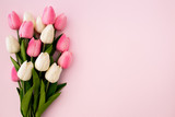 Fototapeta Tulipany - Flowers. Background_