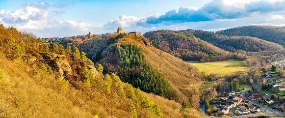 Canvas Print - das rurtal bei burg nideggen