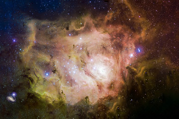Fototapete - Nebula, galaxy,starfield, in outer space. Infinity universe