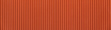Seamless Corrugated Wood Pattern In Orange Color / Interior Material / Seamless Texture / Detail Design