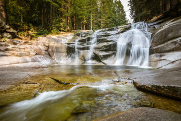 Canvas Print - Mumlava waterfall