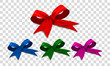 © Andrey Prokhorov - Set of beautiful realistic bows for your design on an isolated background, vector illustration