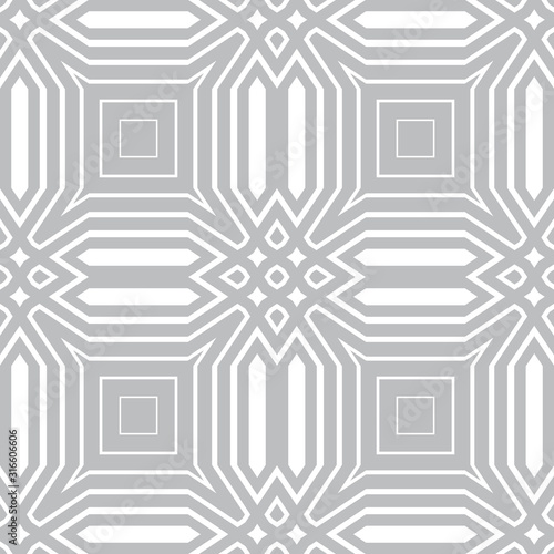 Abstract seamless geometric pattern. Optical illusion of image volume. Smooth...