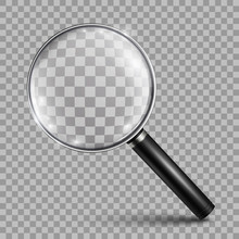 Magnifying Glass, Big Tool Instrument – Vector