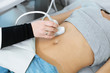 © Kate - The doctor conducts an ultrasound diagnosis of the patient abdomen and internal organs