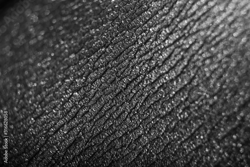 Cuadros en Lienzo Abstract black texture background, dark rough surface
