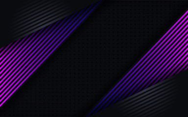 abstract dark background with shinny purple lines