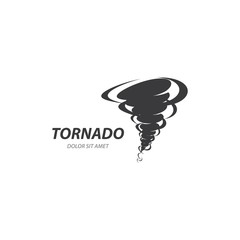 Canvas Print - Wind tornado logo vector