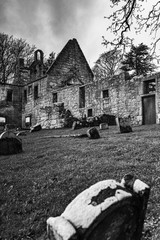 St Bridget’s Kirk, old acient church in Dalgety Bay Scotland