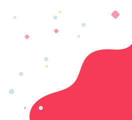Wall Mural - abstract minimal background or fluid background for web site or banner vector illustration flat cart
