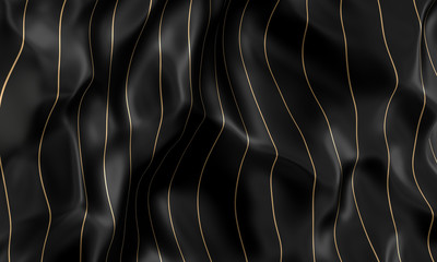 black wave background with gold colored vertical lines.