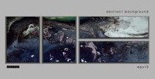 Vector Cards. Set Of Templates Brochure, Poster, Cover And Sheets. Abstract Painted Background. Liquid Marble Texture