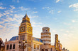 Sunset City International Landmarks and Blue Sky View