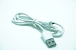 © Chaisi - USB cable on a white ground