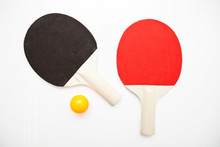 Ping Pong Paddles And Ball