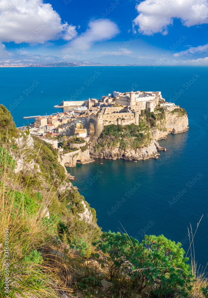 Стокове фото Gaeta (Italy) - The little port city on the sea, province ...