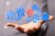 © vegefox.com - Real Estate Agent house hand concept.