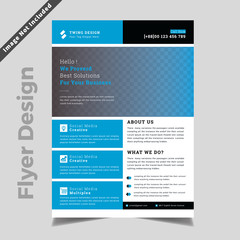 Wall Mural - Business flyer Design Corporate For Print & Web