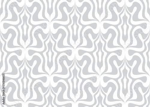 Abstract wavy lines seamles...