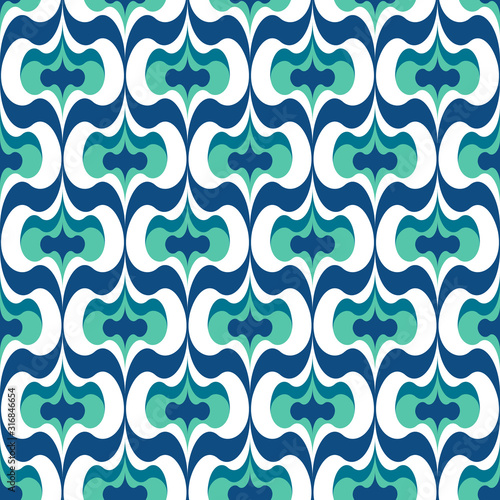 Abstract wavy lines seamles...