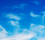 Fototapeta Na sufit - White clouds in blue sky