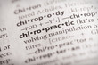 Dictionary Series - Chiropractic