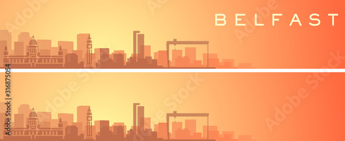 Belfast Beautiful Skyline Scenery Banner