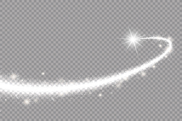 light glow effect stars bursts with sparkles isolated on transparent background.