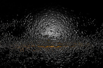 Wall Mural - black grunge background