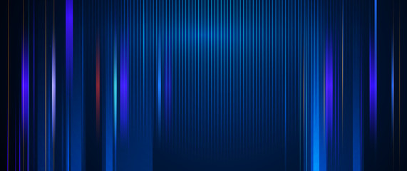 Wall Mural - Illustration of light ray, stripe line with blue light, speed motion background. Vector design abstract, science, futuristic, energy, modern digital technology concept for wallpaper, banner background