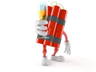 Poster - Dynamite character toasting