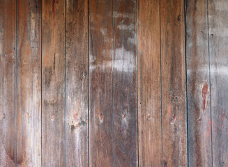 Wall Mural - Brown wooden texture
