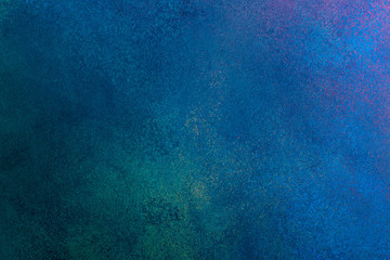 Wall Mural - blue grunge stucco texture, banner, copy space