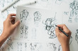 © Chaosamran_Studio - Animator designer Development designing drawing sketching development creating graphic pose characters sci-fi robot Cartoon illustration animation video game film production , animation design studio.