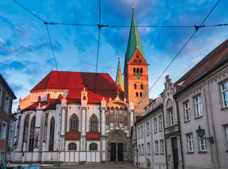 Augsburg Cathedral Swabia Bavaria Germany