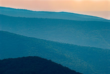 View Of Blue Ridge Mountains From Raven's Roost Park, Wintergreen, Virginia