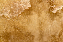 Natural Marble Texture Background In Yellow Brown Colour
